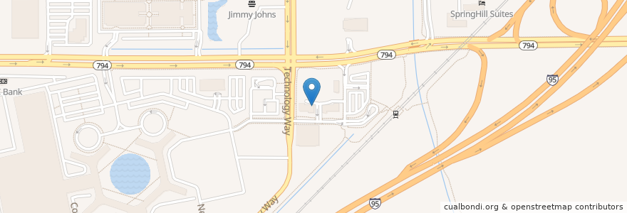 Mapa de ubicacion de Starbucks en Estados Unidos De América, Florida, Palm Beach County, Boca Raton.