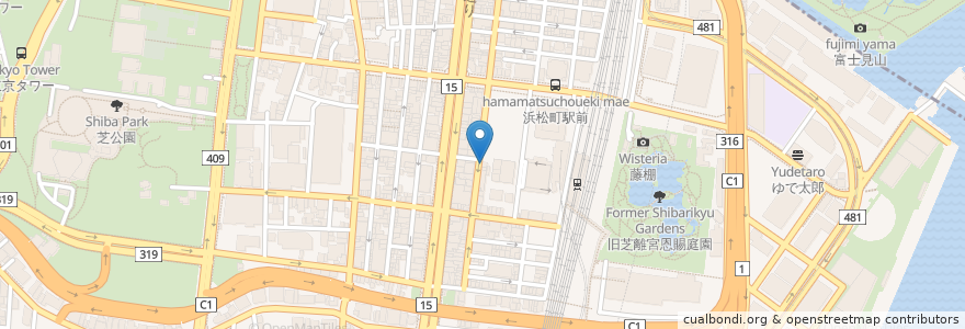 Mapa de ubicacion de 名酒センター en Japon, Tokyo, 港区.