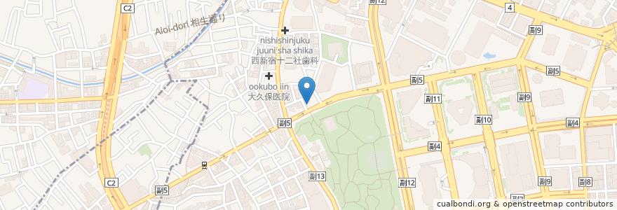 Mapa de ubicacion de ドラッグ　セイムス en ژاپن, 東京都.
