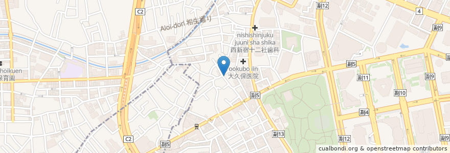 Mapa de ubicacion de コチン・ニヴァース en 일본, 도쿄도.