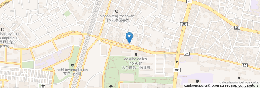 Mapa de ubicacion de ザッシカフェ en Япония, Токио, Синдзюку.