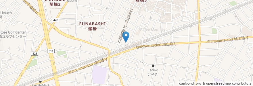 Mapa de ubicacion de マクドナルド en Japonya, 東京都, 世田谷区.