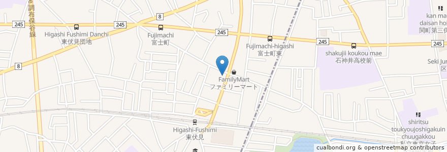 Mapa de ubicacion de モスバーガー en Japón, Tokio, Nerima.
