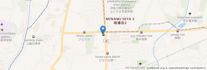 Mapa de ubicacion de ENEOS en ژاپن, 神奈川県, 横浜市, 泉区.