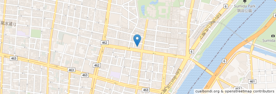 Mapa de ubicacion de モスバーガー en ژاپن, 東京都, 台東区.