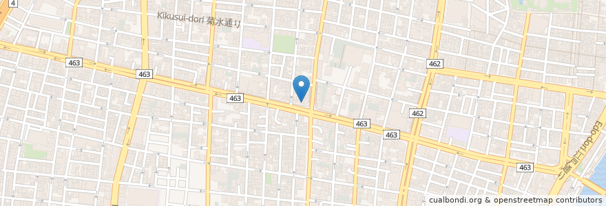Mapa de ubicacion de モスバーガー en Japan, 東京都, 台東区.