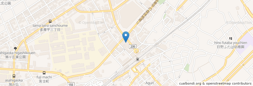 Mapa de ubicacion de ドトールコーヒーショップ en Япония, Токио, Хино.