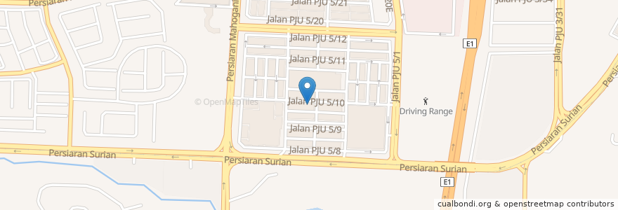 Mapa de ubicacion de Meeples European Boardgame Cafe en Malaysia, Selangor, Petaling Jaya.