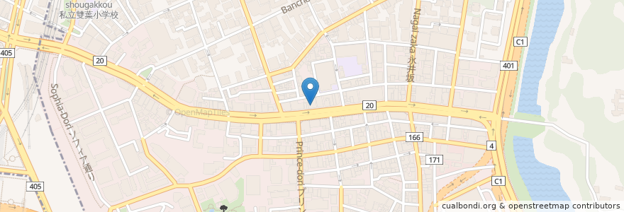 Mapa de ubicacion de エクセルシオール カフェ en Japon, Tokyo, 千代田区.