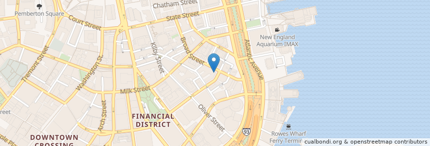 Mapa de ubicacion de Nix's Mate en United States, Massachusetts, Suffolk County, Boston.