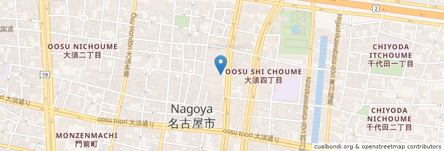 Mapa de ubicacion de Mega Kebab en Japan, 愛知県, Nagoya, 中区.