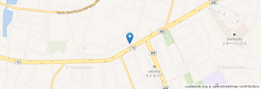 Mapa de ubicacion de すき家 en Japonya, 茨城県, つくば市.