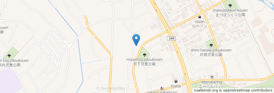 Mapa de ubicacion de ドラッグてらしま (Drug Terashima) en 日本, 茨城県, 筑波市.