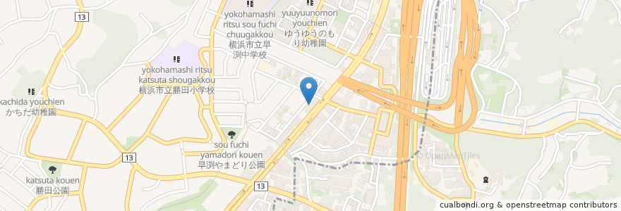 Mapa de ubicacion de コスモ北日本 en Jepun, 神奈川県, 横浜市, 都筑区.