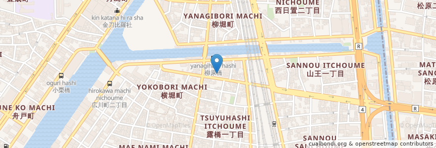 Mapa de ubicacion de バンビーナ en اليابان, 愛知県, 名古屋市, 中川区.