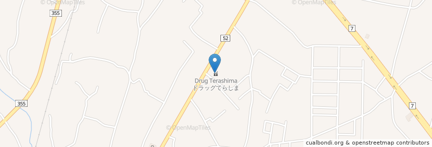 Mapa de ubicacion de ウエルシア en Japonya, 茨城県, 石岡市.