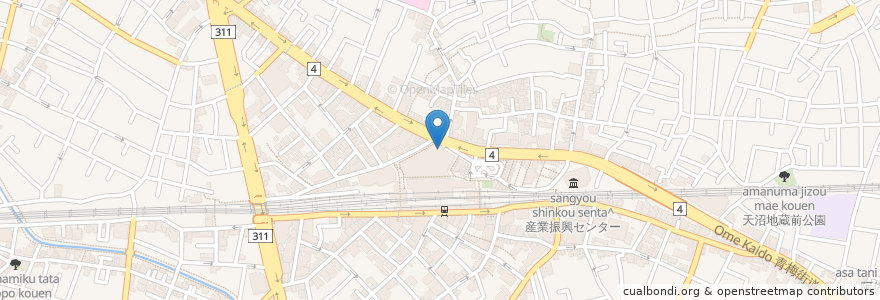 Mapa de ubicacion de ココカラファイン en 일본, 도쿄도, 杉並区.