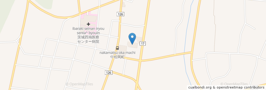Mapa de ubicacion de ウエルシア (WELCIA) en اليابان, إيباراكي, 猿島郡, 境町.