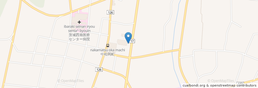 Mapa de ubicacion de モスバーガー en ژاپن, 茨城県, 猿島郡, 境町.