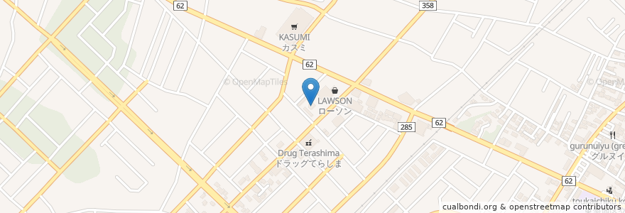 Mapa de ubicacion de MOS BURGER en Japan, Ibaraki Prefecture, Naka County, Tokai.