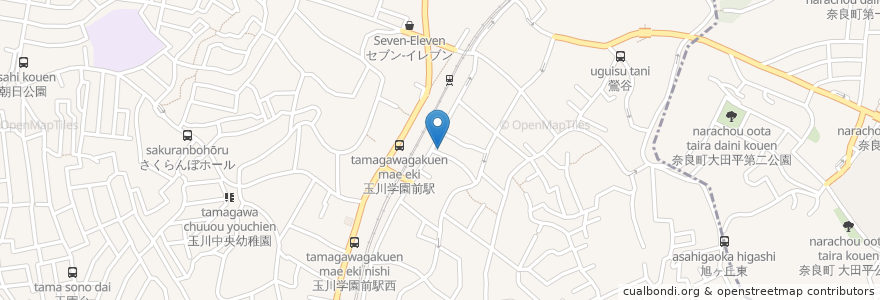 Mapa de ubicacion de とんかつ朱鞠 en Japón, Tokio, Machida.