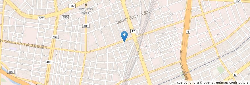 Mapa de ubicacion de カフェ・ベローチェ en Japão, Tóquio, 千代田区.