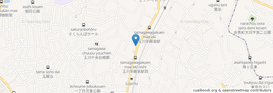 Mapa de ubicacion de 玉川学園薬局 en ژاپن, 東京都, 町田市.