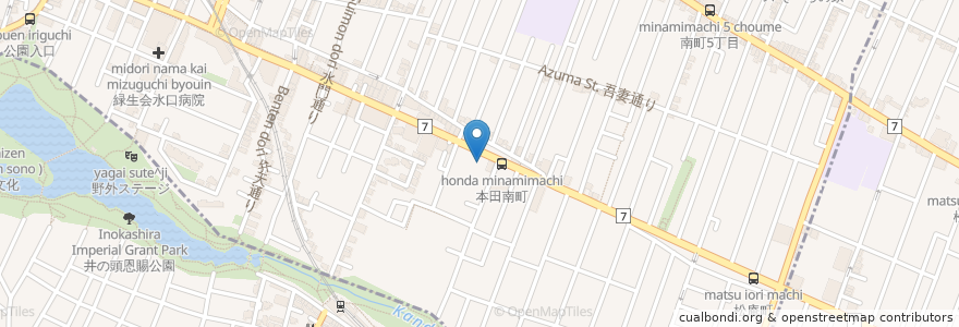 Mapa de ubicacion de ENEOS en Japon, Tokyo, 武蔵野市.