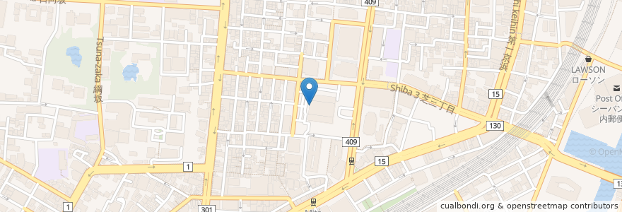 Mapa de ubicacion de スターバックス en Japan, Tokio, 港区.