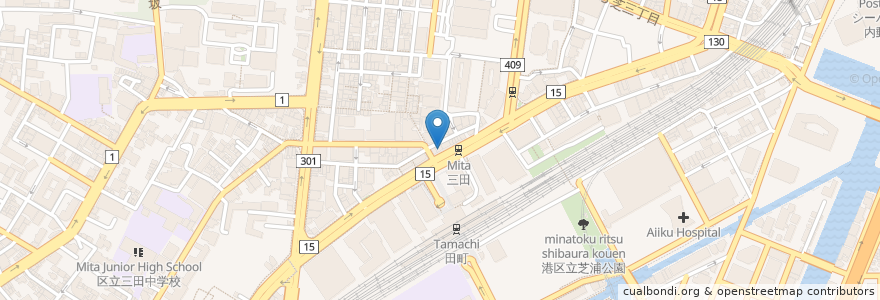 Mapa de ubicacion de タリーズコーヒー en 일본, 도쿄도, 미나토.
