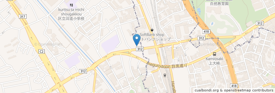 Mapa de ubicacion de コスモ en Jepun, 東京都, 品川区.