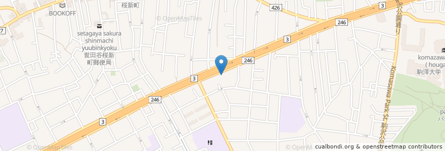 Mapa de ubicacion de ENEOS en اليابان, 東京都, 世田谷区.
