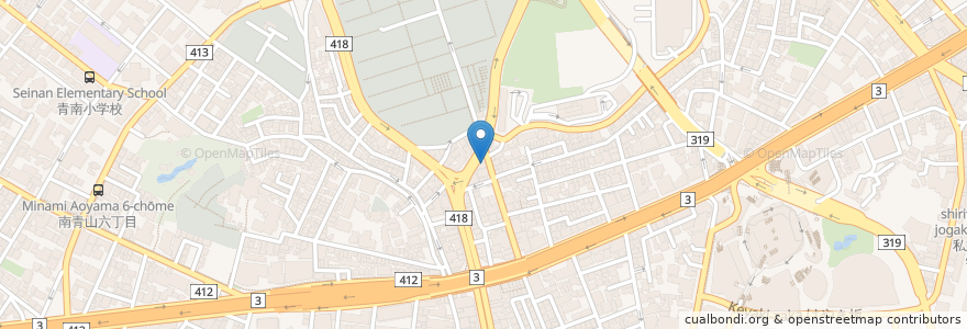 Mapa de ubicacion de COHIBA en 日本, 东京都/東京都, 港區.