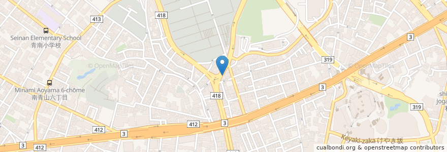 Mapa de ubicacion de Tearoom Friends en Jepun, 東京都, 港区.