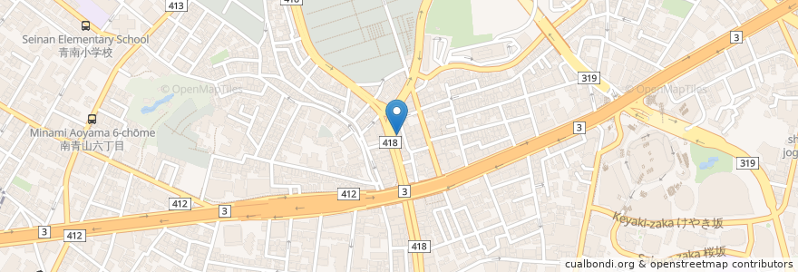 Mapa de ubicacion de 炭火焼肉 東海亭 en 日本, 东京都/東京都, 港區.