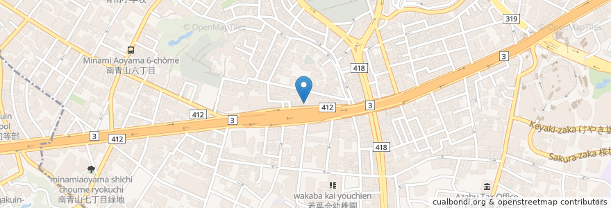 Mapa de ubicacion de こしひかり en 日本, 东京都/東京都, 港區.