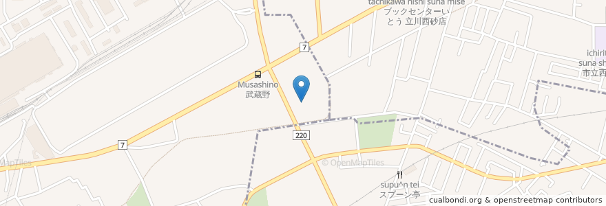 Mapa de ubicacion de 福生市リサイクルセンター・リサイクルプラザ en 日本, 東京都, 福生市.