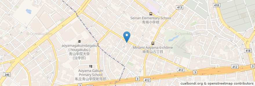 Mapa de ubicacion de Smoky en Japon, Tokyo, 渋谷区.