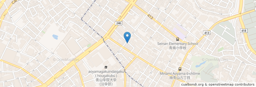 Mapa de ubicacion de Cafe Madu en Jepun, 東京都, 渋谷区.