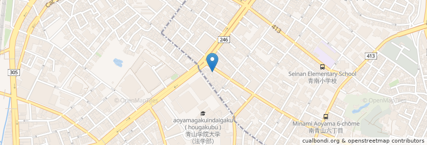 Mapa de ubicacion de TO THE HERBS en 日本, 東京都, 渋谷区.