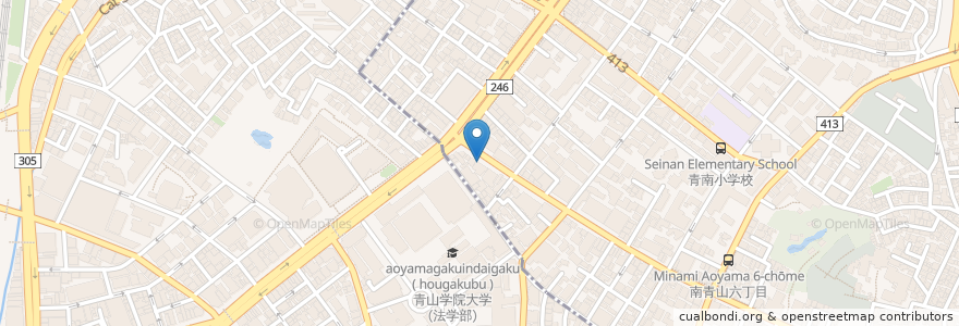Mapa de ubicacion de スターバックス en Japan, Tokio, 渋谷区.