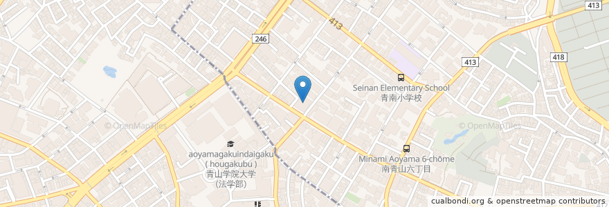 Mapa de ubicacion de ふーみん en Japão, Tóquio, 渋谷区.