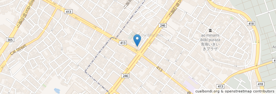 Mapa de ubicacion de サブウェイ en 日本, 東京都, 渋谷区.