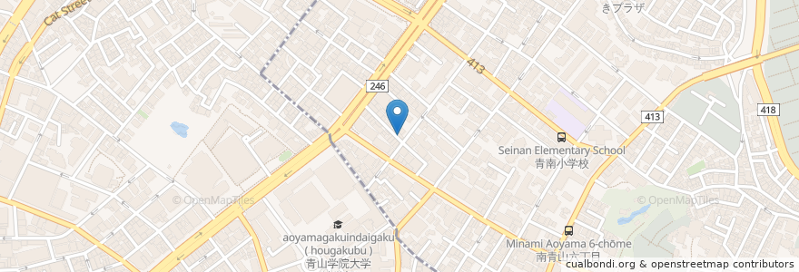Mapa de ubicacion de とし家庭料理店 en Japan, Tokyo, Shibuya.