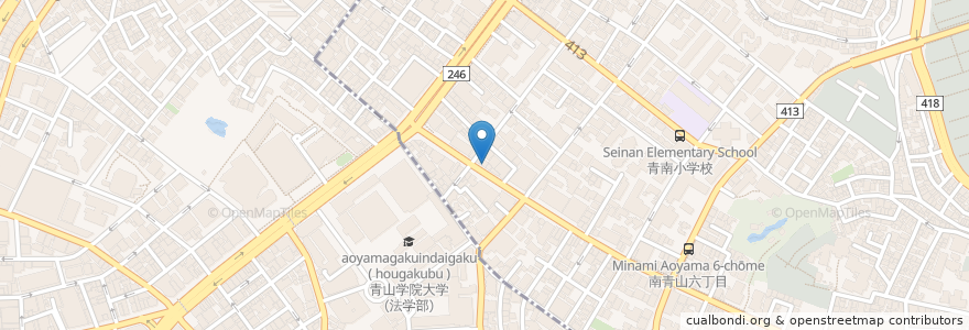 Mapa de ubicacion de ル・ドンジョン en Japan, Tokio, 渋谷区.