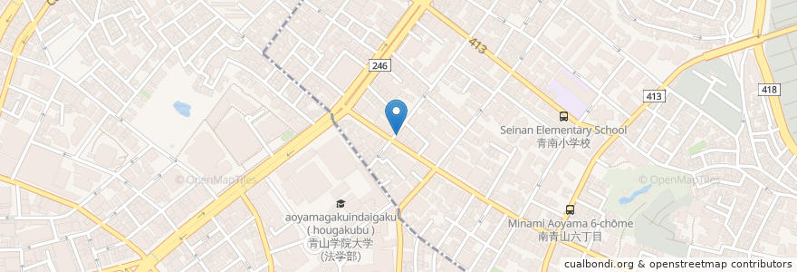 Mapa de ubicacion de 五丁目 千 en 日本, 東京都, 渋谷区.