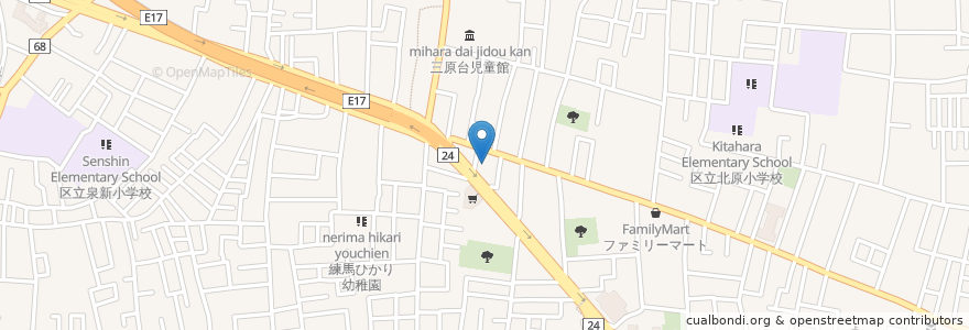 Mapa de ubicacion de ENEOS en Giappone, Tokyo, 練馬区.