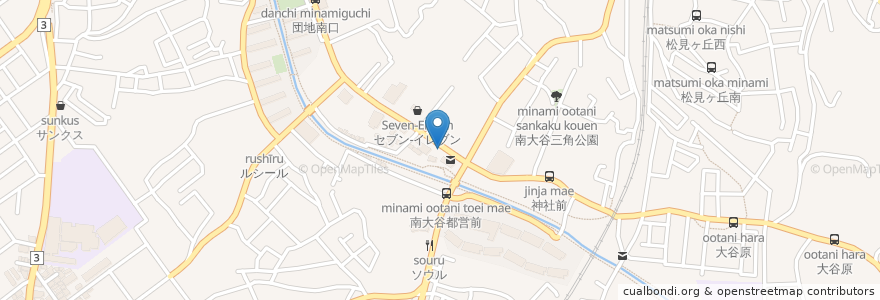 Mapa de ubicacion de 信寿司 en Япония, Токио, Матида.