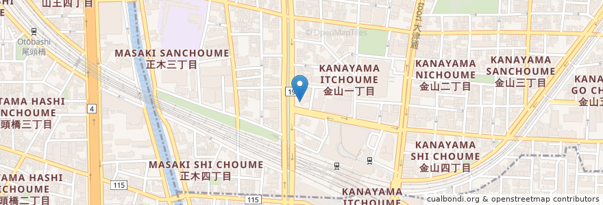 Mapa de ubicacion de Esso en 日本, 爱知县, 名古屋市, 中区.