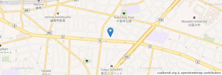 Mapa de ubicacion de サイゼリヤ en 日本, 東京都, 練馬区.